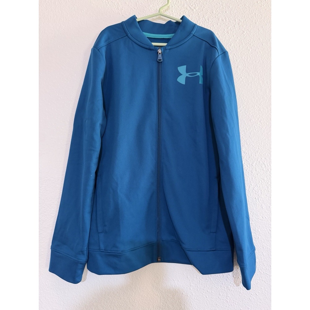 Under Armour Boys‎ Blue Lightweight Track Jacket Size Youth X- Large